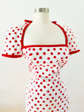 Victor Costa Boutique Polka Dot Dress | Medium (Sold As Is)