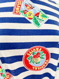 Tropical Club Striped T-Shirt | Large