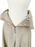 Khaki Cotton Blend Culottes | Small