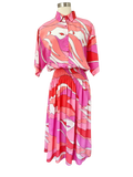 Malia Abstract Face Print Dress L|XL