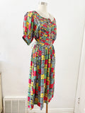 Abstract Patchwork Print Dress | Medium