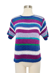 Bert & Ernie Knit Top Purple/Blue | Large