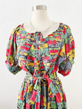 Abstract Patchwork Print Dress | Medium
