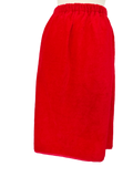 Red Terrycloth Wrap Skirt L|XL