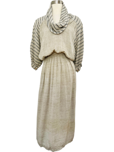 Choon Rayon Striped Dress | Small