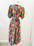 Abstract Patchwork Print Dress | Medium
