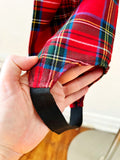 Red Plaid Stirrup Pants M|L