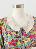 Abstract Patchwork Print Dress | Medium