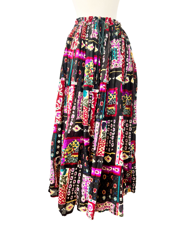 Indian Cotton Maxi Skirt | OSFM