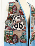 Route 66 Denim Vest | XL
