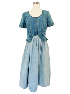 Cute Denim Dress | Medium