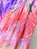 Starina Floral Tie Dye Print Dress | Large