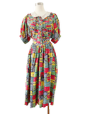 Abstract Patchwork Print Dress | Medium