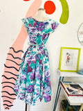 Floral Print Cotton Dress | Medium