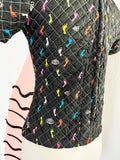 Surf’s Up Barbie • Quilted Footprint Top | Small