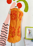 Vibrant Orange Towel Dress | Small