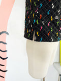 Surf’s Up Barbie • Quilted Footprint Top | Small