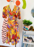 Barbara Barbara Abstract Print Dress | Medium