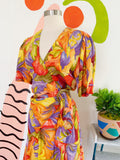 Barbara Barbara Abstract Print Dress | Medium