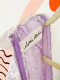 Lillie Rubin Lilac and Lace Gown | Small