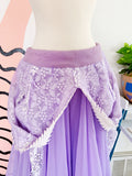 Lillie Rubin Lilac and Lace Gown | Small