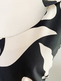 A.J. Bari Seashell Print Silk Dress | Medium