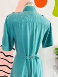 Karen Alexander Turkish Blue Shirt Dress | Medium
