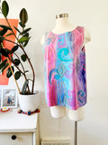 Hand Painted and Dyed Tank Top | Large