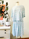 Abstract Letter Print Two Piece Skirt Set | Large