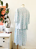 Abstract Letter Print Two Piece Skirt Set | Large