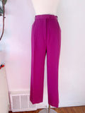 Raspberry Purple Pure Wool Suit | Medium