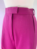Raspberry Purple Pure Wool Suit | Medium