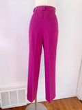 Raspberry Purple Pure Wool Suit | Medium