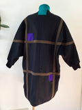 Herman Kay Mondrian Inspired Dolman Coat | XL