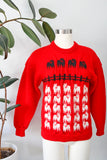 Princess Diana Inspired Wool Sheep Sweater S|M