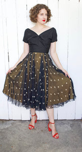 Bullocks of Pasadena Silk Cocktail Dress | Small
