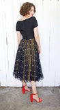 Bullocks of Pasadena Silk Cocktail Dress | Small