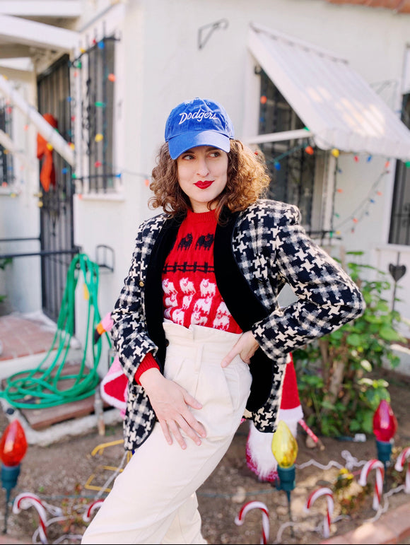 Princess Diana Inspired Wool Sheep Sweater S|M