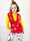 Jimmy Garcia Midcentury Print Sweater and Pants Set