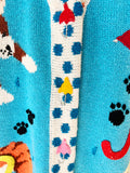 Storybook Knits "Raining Cats and Dogs" Cardigan