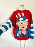 Hand Knit Novelty Sweater