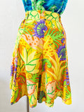 Tropical Print High Rise Shorts | Medium