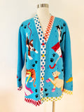 Storybook Knits "Raining Cats and Dogs" Cardigan