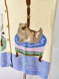 Storybook Knits "Cats In Repose" Cardigan