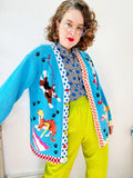 Storybook Knits "Raining Cats and Dogs" Cardigan