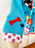 Storybook Knits "Raining Cats and Dogs" Cardigan