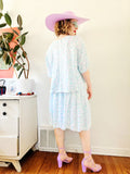 Abstract Letter Print Two Piece Skirt Set | Large
