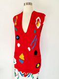 Jimmy Garcia Midcentury Print Sweater and Pants Set
