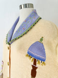 Storybook Knits "Cats In Repose" Cardigan