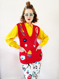 Jimmy Garcia Midcentury Print Sweater and Pants Set